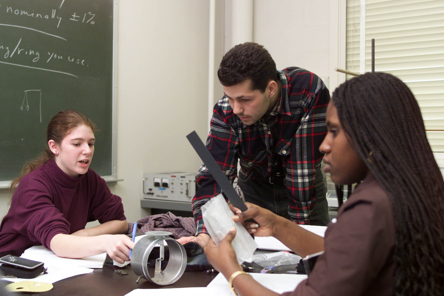 Students working in Lab